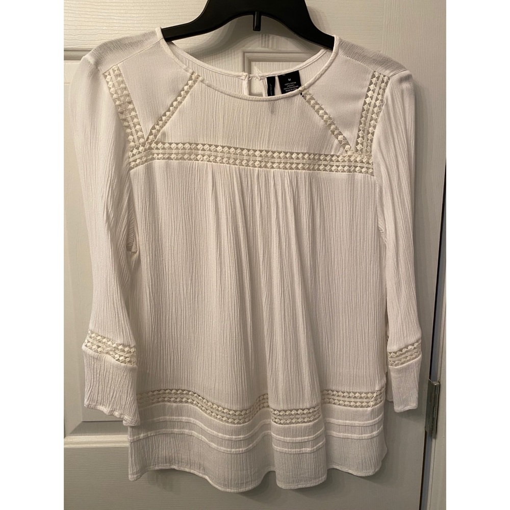 White Peasant Top